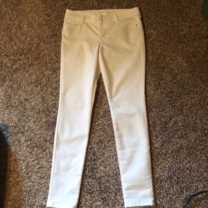 Old navy white skinny jeans